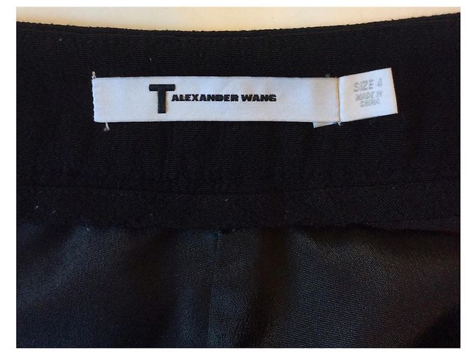 T By Alexander Wang Mini pantaloncini neri - vista 3