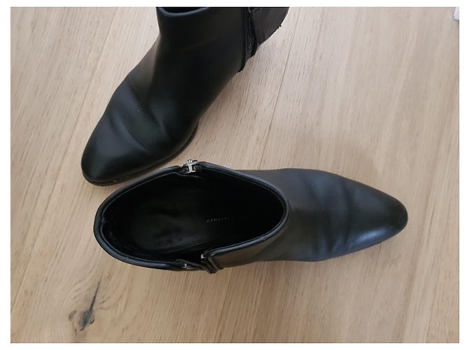 Stivaletti Giuseppe Zanotti in pelle nera 37 Nero - vista 3
