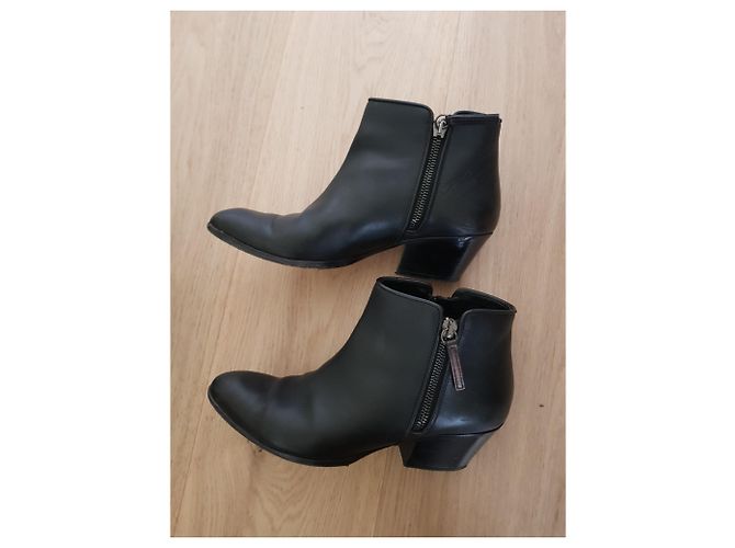 Stivaletti Giuseppe Zanotti in pelle nera 37 Nero - vista 6