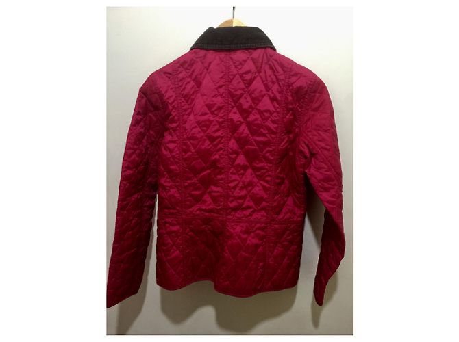 Barbour Rote Liddlesdale-Steppjacke - Ansicht 2