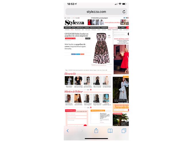 Givenchy Beautiful strapless dress, with marked size, surrounded by. Smocking, interior fully lined with a satin pattern Multiple colors - view 7