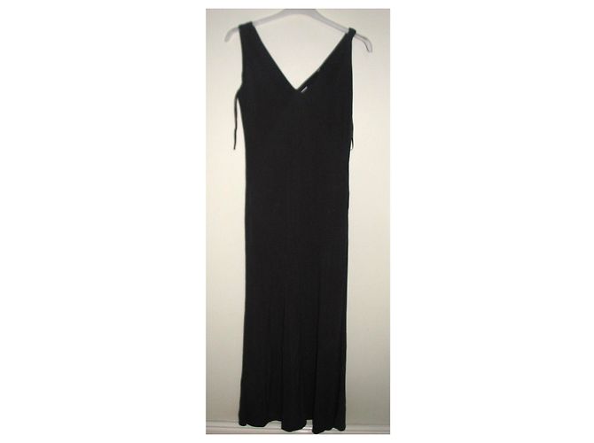 Halston Heritage Rauchgraues Maxikleid - Ansicht 5