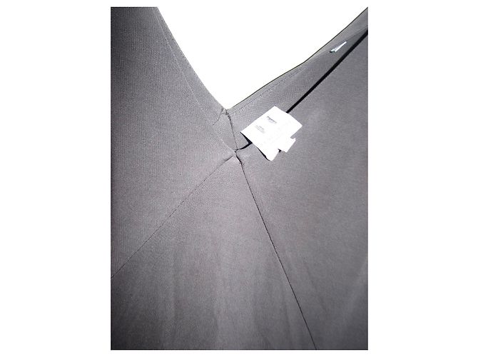 Halston Heritage Rauchgraues Maxikleid - Ansicht 6