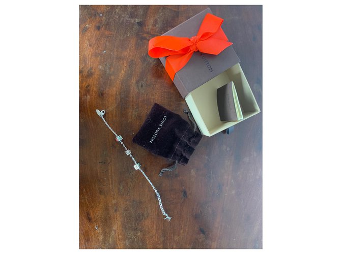 Bracciale Louis Vuitton argento e cristallo - vista 8
