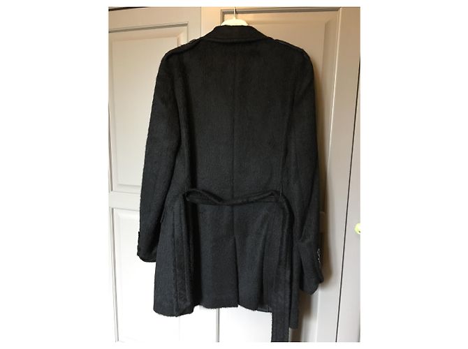 Abrigo Max Mara Negro de Alpaca - vista 5