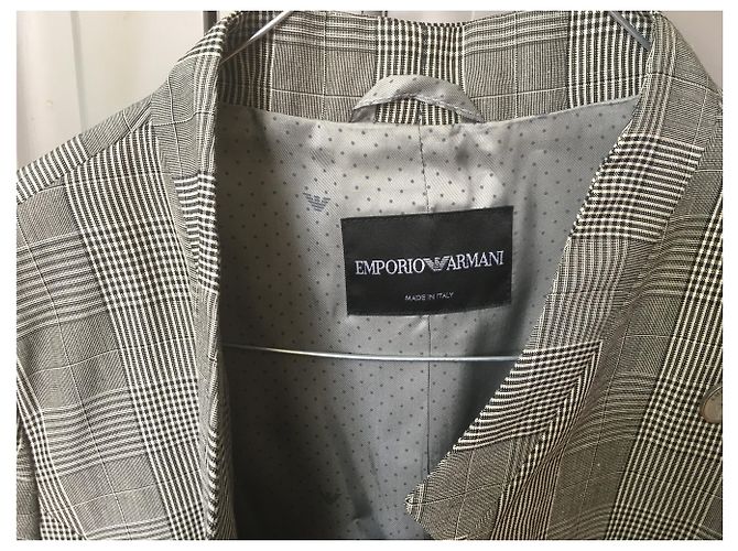 Emporio Armani Superb short structured jacket Grey - view 2