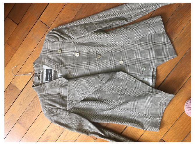 Emporio Armani Superb short structured jacket Grey - view 3