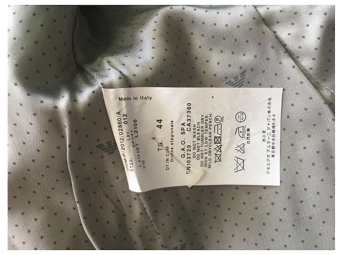 Emporio Armani Superb short structured jacket Grey - view 5