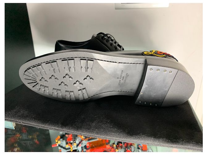 LOUIS VUITTON Derby Voltaire Noir - vue 3