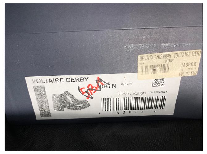 LOUIS VUITTON Derby Voltaire Noir - vue 8