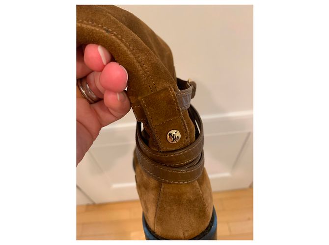 Louis Vuitton Stiefel Braun - Ansicht 3