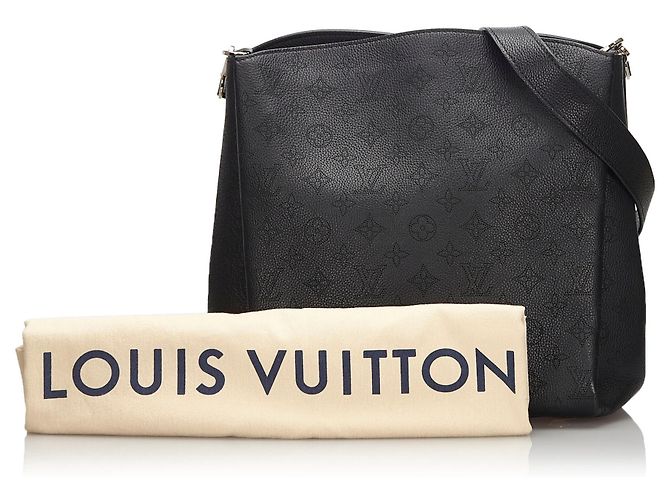Louis Vuitton Black Mahina Babylone PM Negro - vista 10