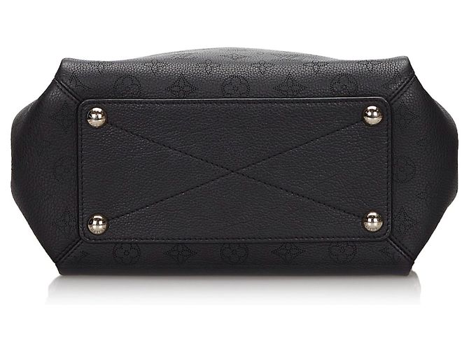 Louis Vuitton Black Mahina Babylone PM Negro - vista 4
