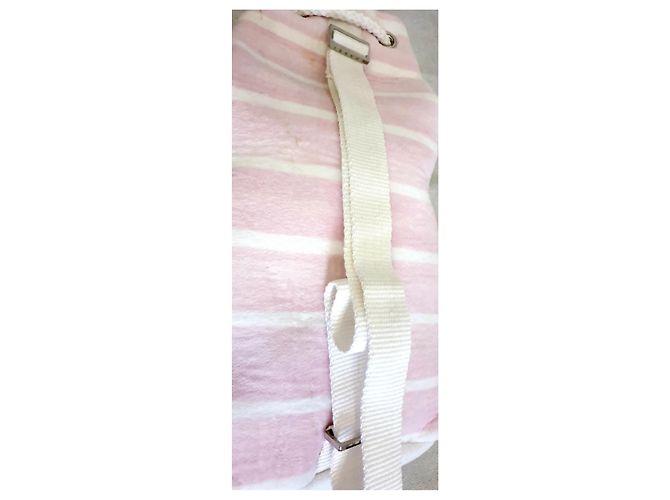 Chanel Mochila e toalha nova Rosa Branco - vista 4
