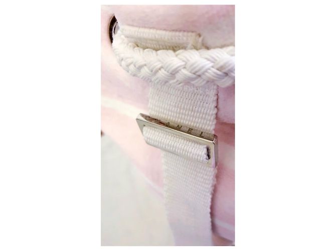 Chanel Mochila e toalha nova Rosa Branco - vista 5