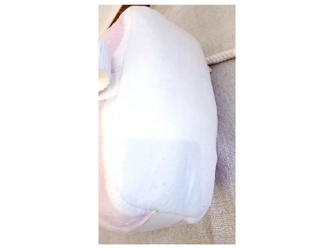 Chanel Mochila e toalha nova Rosa Branco - vista 7