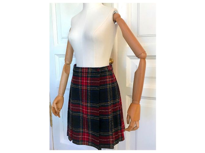 Saint Laurent Runway plaid skirt 100 % Wool - view 10