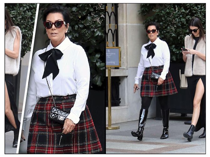Saint Laurent Runway plaid skirt 100 % Wool - view 13