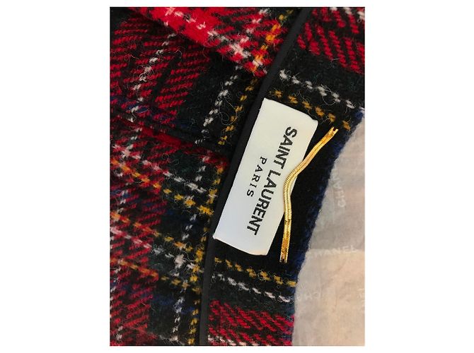 Saint Laurent Runway plaid skirt 100 % Wool - view 4