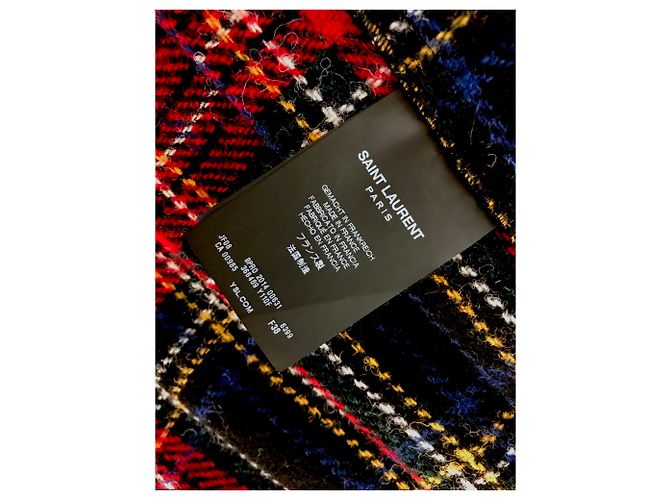 Saint Laurent Runway plaid skirt 100 % Wool - view 5