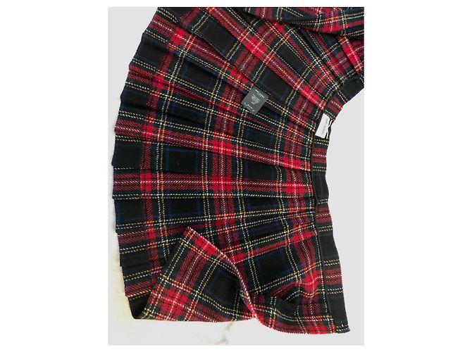 Saint Laurent Runway plaid skirt 100 % Wool - view 7