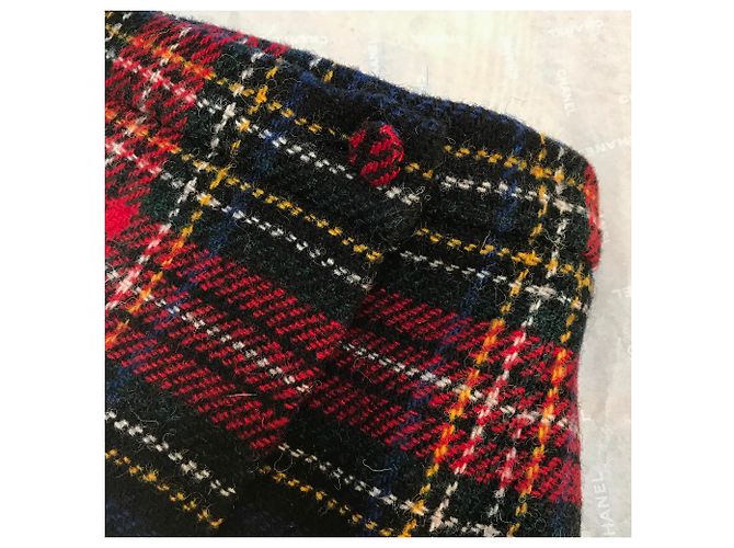 Saint Laurent Runway plaid skirt 100 % Wool - view 8