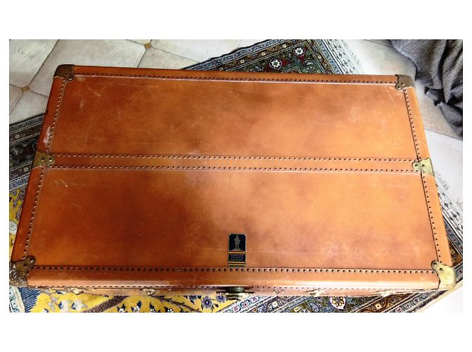 Autre Marque Oshkosh Steamer Trunk Caramello - vista 10
