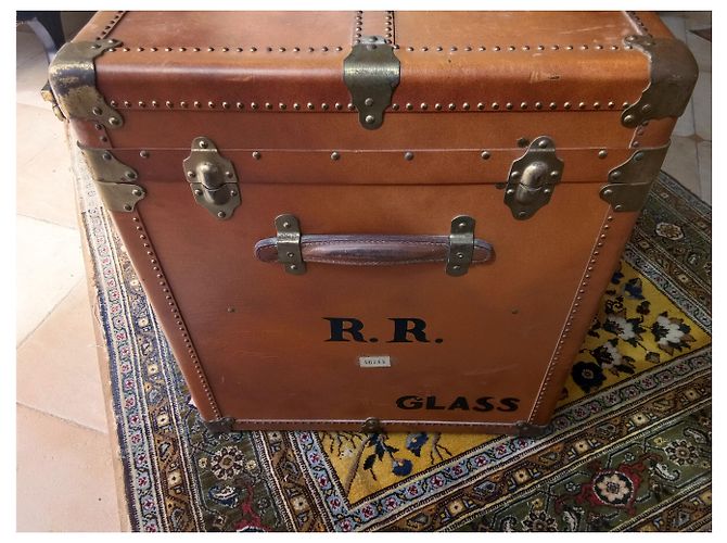 Autre Marque Oshkosh Steamer Trunk Caramello - vista 11