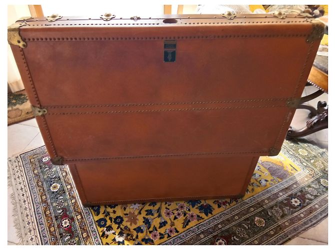 Autre Marque Oshkosh Steamer Trunk Caramello - vista 12
