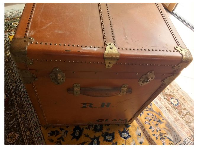 Autre Marque Oshkosh Steamer Trunk Caramello - vista 13