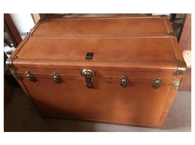 Autre Marque Oshkosh Steamer Trunk Caramello - vista 2