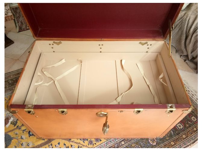 Autre Marque Oshkosh Steamer Trunk Caramello - vista 5