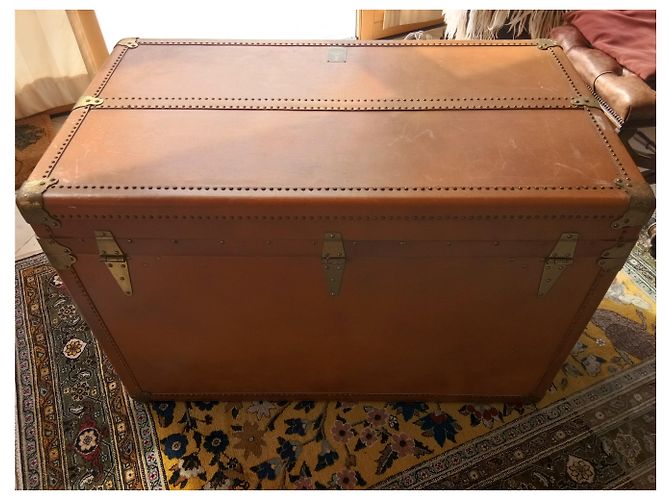 Autre Marque Oshkosh Steamer Trunk Caramello - vista 9