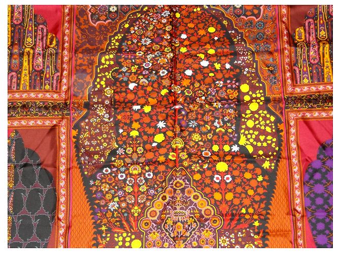 Hermès Hermes, TAPIS PERSANS 140*140 cm Roxo - vista 2