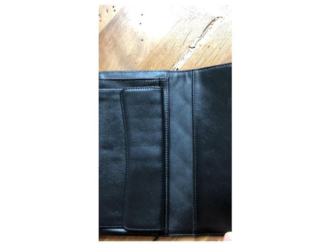 Wallet On Chain Chanel Große lange Klappe Brieftasche Schwarz - Ansicht 4