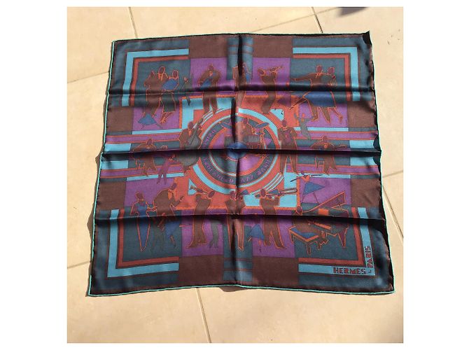 Hermès "band jazz trocadero originale" Blu navy - vista 9