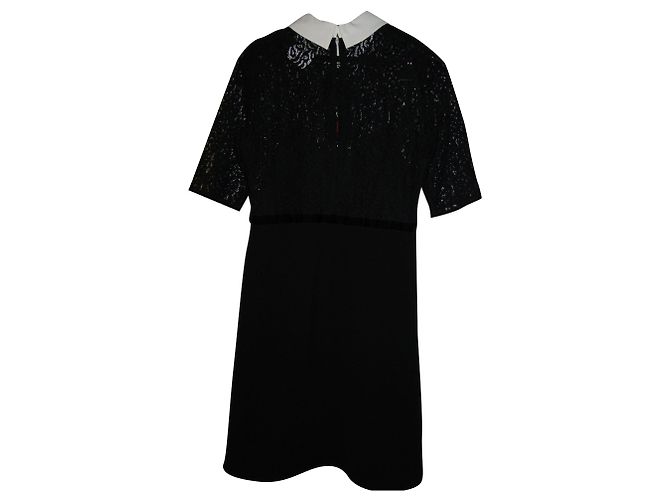 The Kooples Kleines schwarzes Spitzenkleid - Ansicht 2