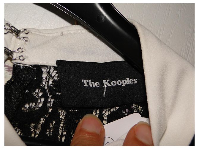The Kooples Kleines schwarzes Spitzenkleid - Ansicht 3