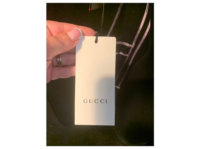 Chaqueta Cambridge bordada Gucci Negro - vista 9