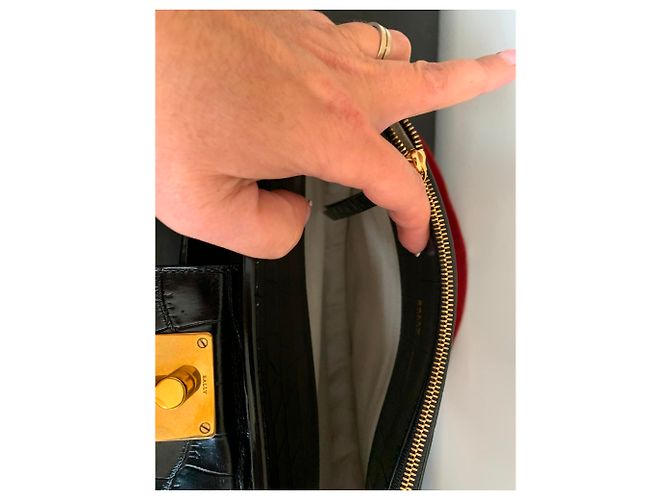 Bally BORSA A SFERA CECYLE CINTURINO DA DONNA IN PELLE NERA DI VITELLO Nero - vista 11