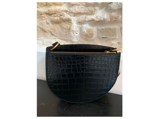 Bally BORSA A SFERA CECYLE CINTURINO DA DONNA IN PELLE NERA DI VITELLO Nero - vista 4
