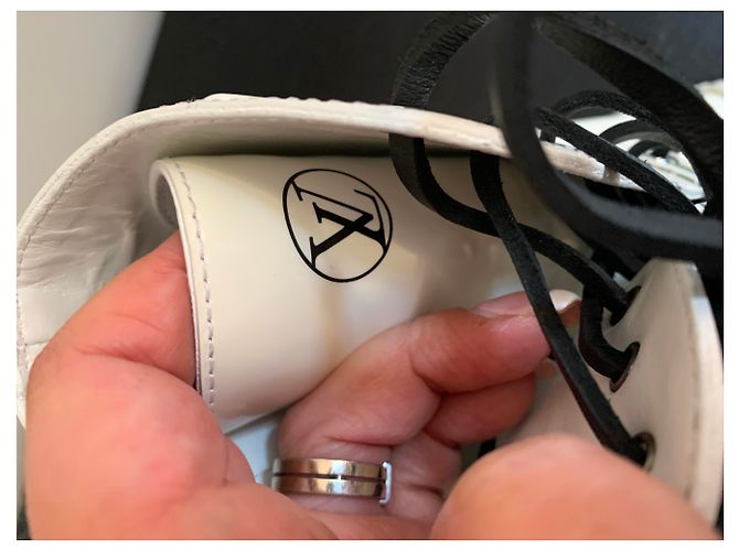 Botines Louis Vuitton Crema - vista 6