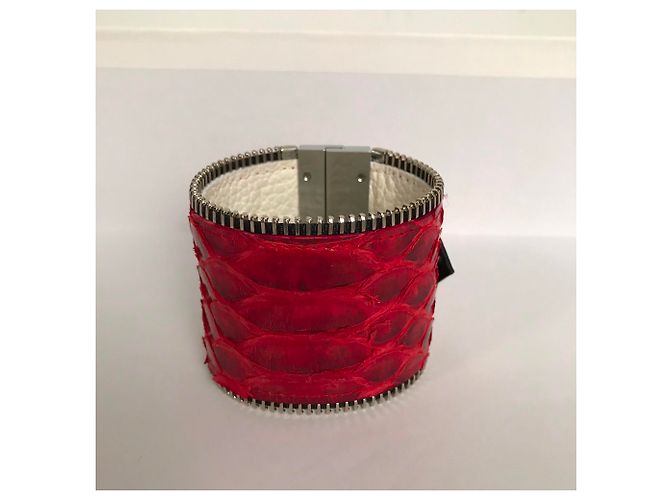 Autre Marque Pulseira HOUSE CLAUSE em python vermelho - vista 2