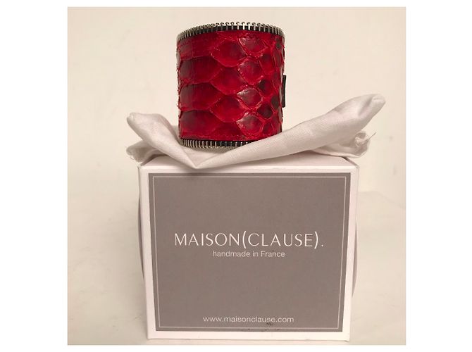 Autre Marque Pulseira HOUSE CLAUSE em python vermelho - vista 7