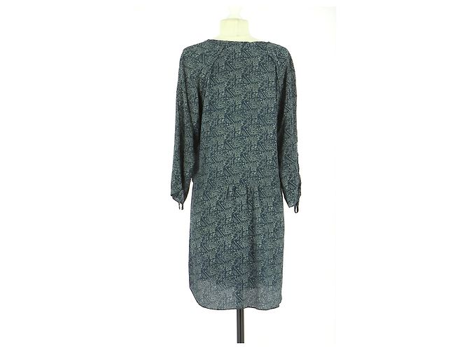Robe Comptoir Des Cotonniers 'Faribole' Bleu - Taille M - Laine - Occasion Comme Neuf