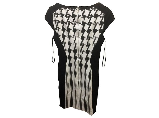 Karen Millen Silhouette Kleid Schwarz Weiß - Ansicht 2