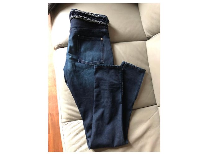 Chanel Jeans Azul - vista 3