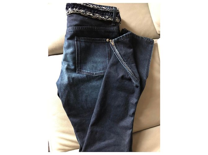 Chanel Jeans Azul - vista 5