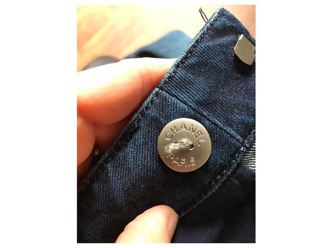 Chanel Jeans Azul - vista 9