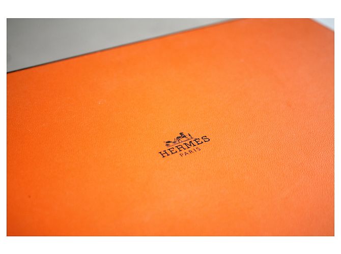 Sandali Hermès in pelle rossa Rosso - vista 5